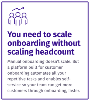 You need to scale onboarding without scaling headcount You need to scale onboarding without scaling headcount