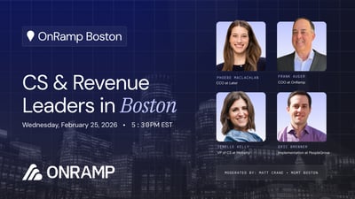 An In-Person Evening for CS & Revenue Leaders Panel