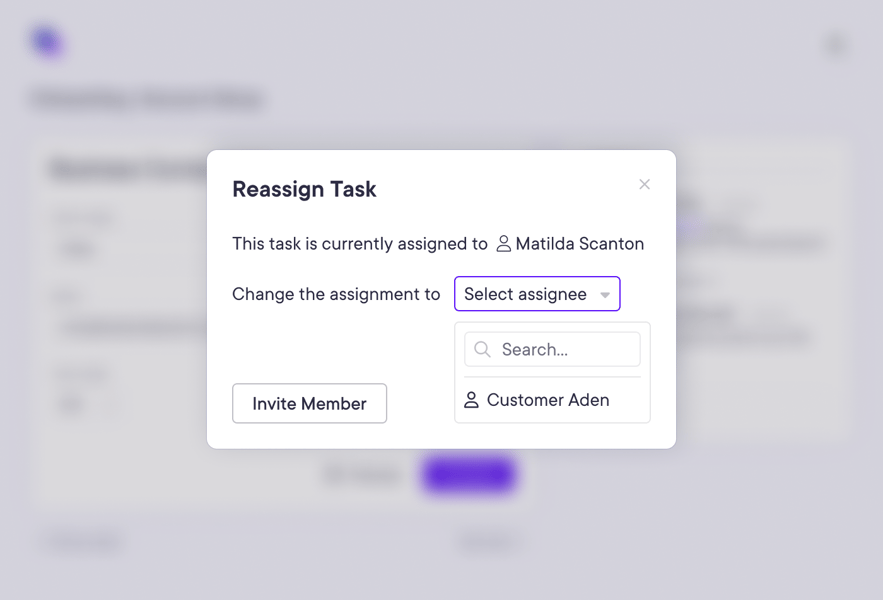Task reassignment