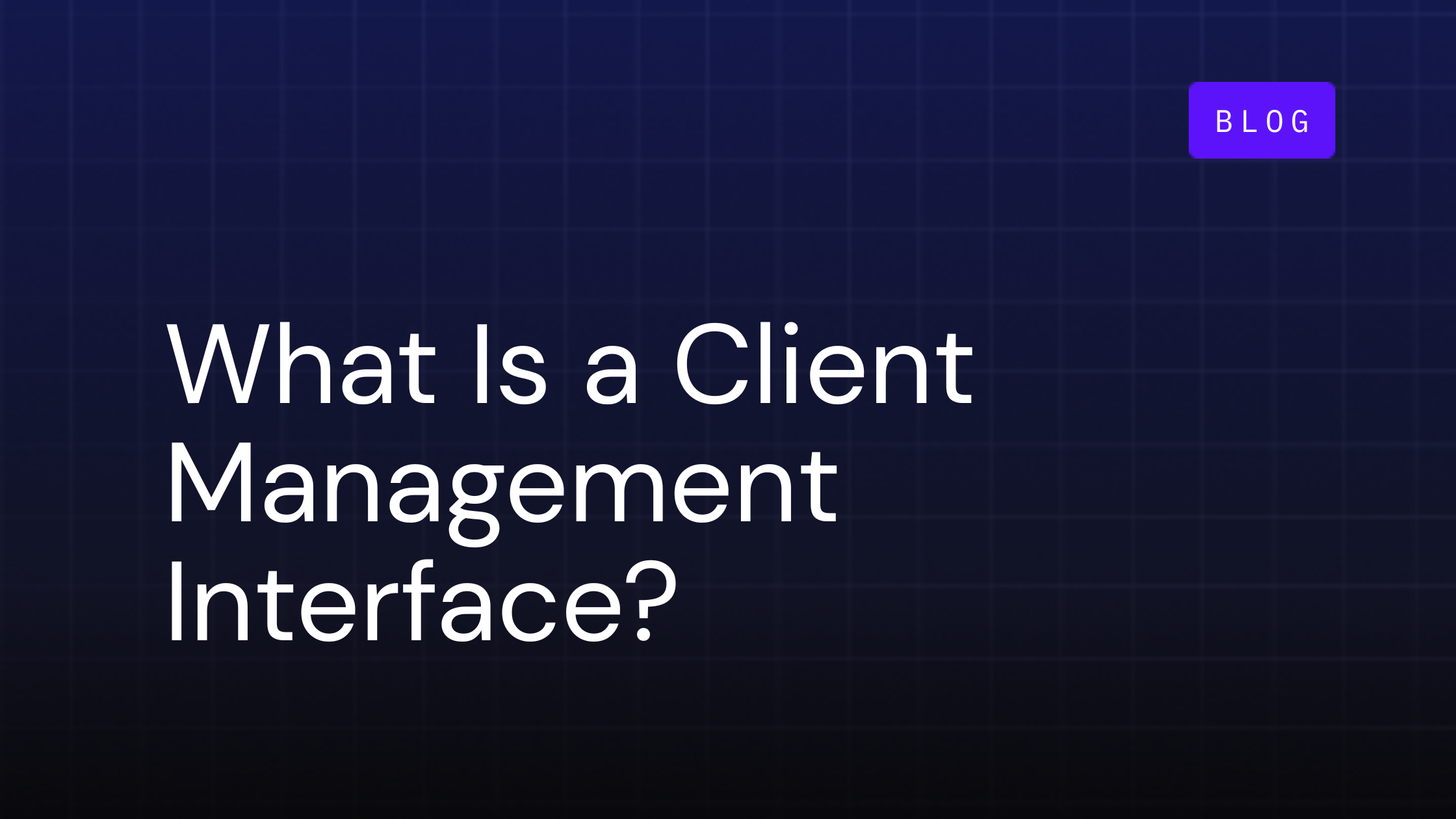 Client management interface dashboard showing tasks, documents, and client status in one view