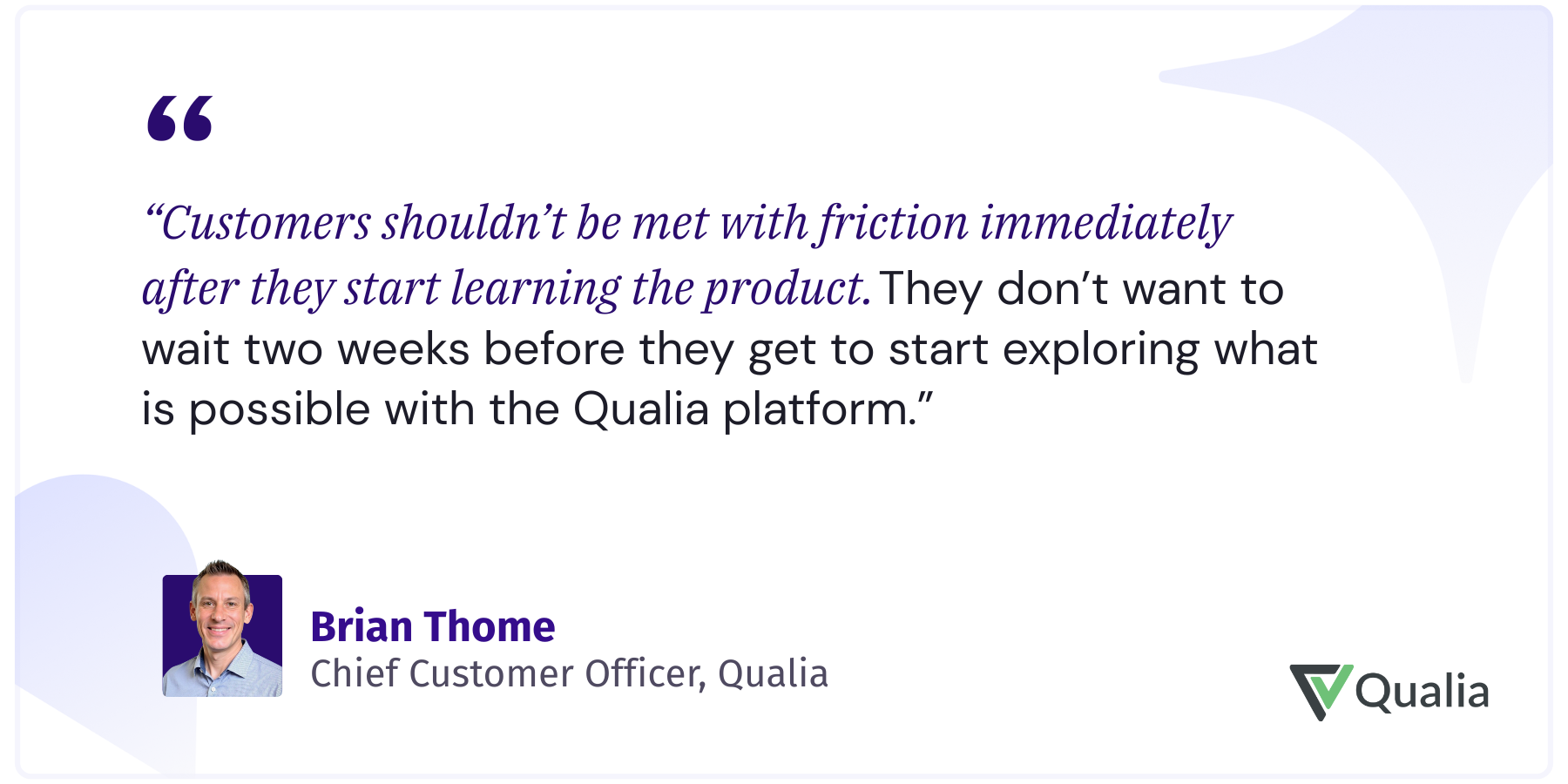 Brian Thome - CCO at Qualia
