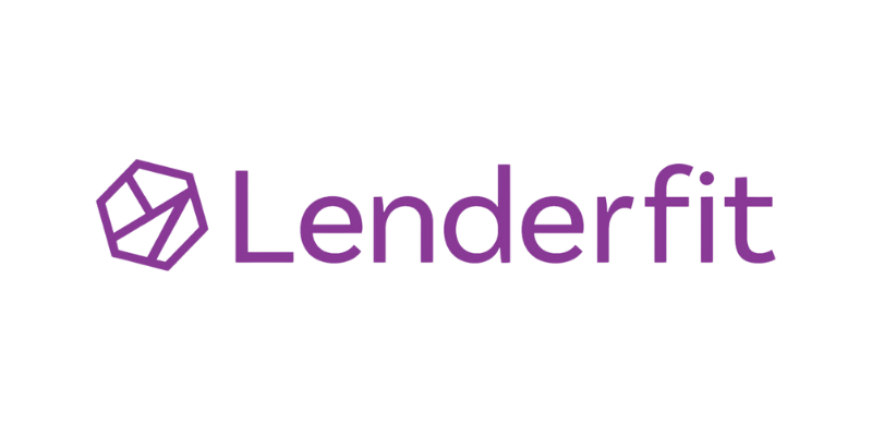 Lenderfit - Color Logo, Transparent BG