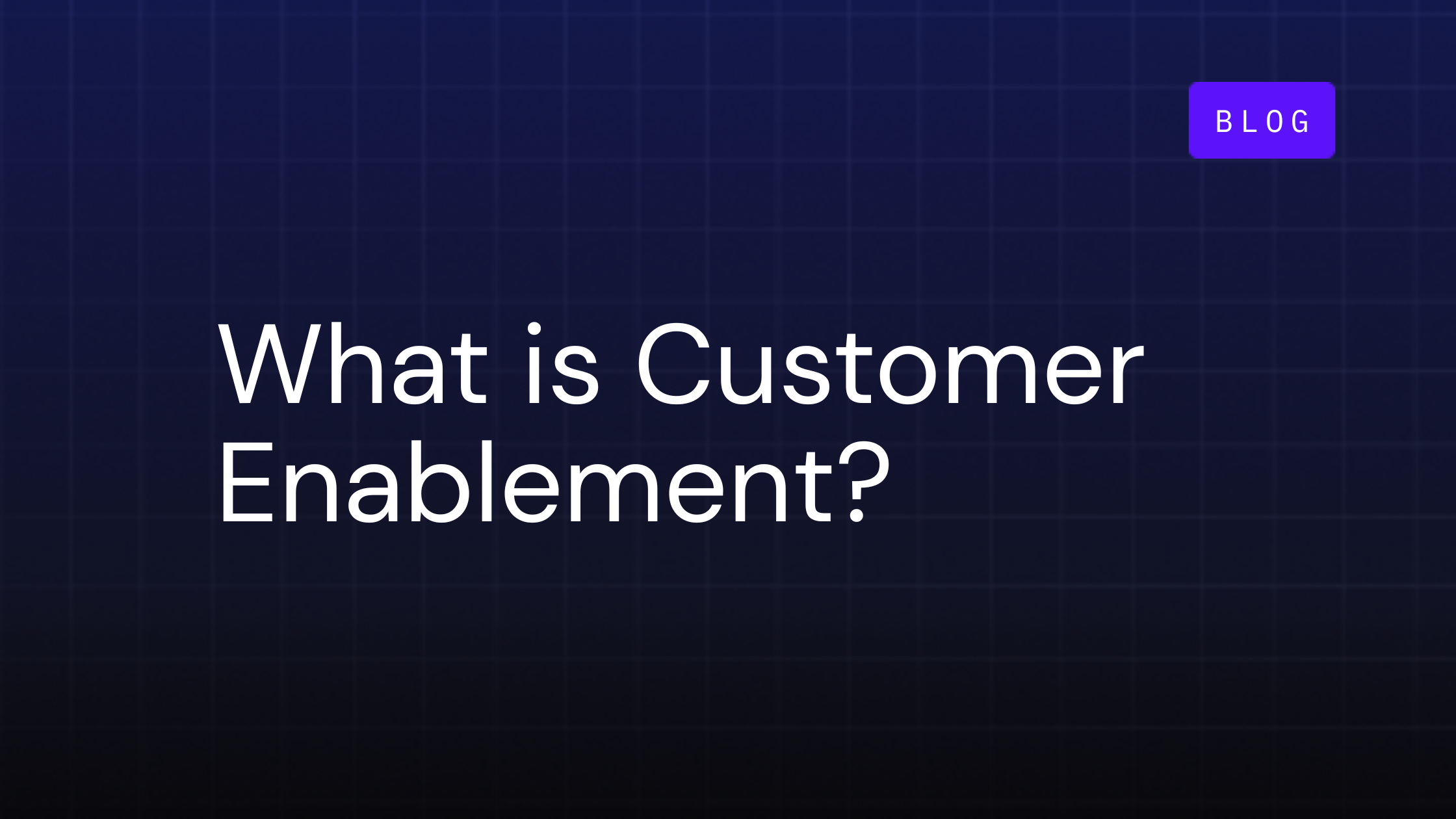 customer success enablement