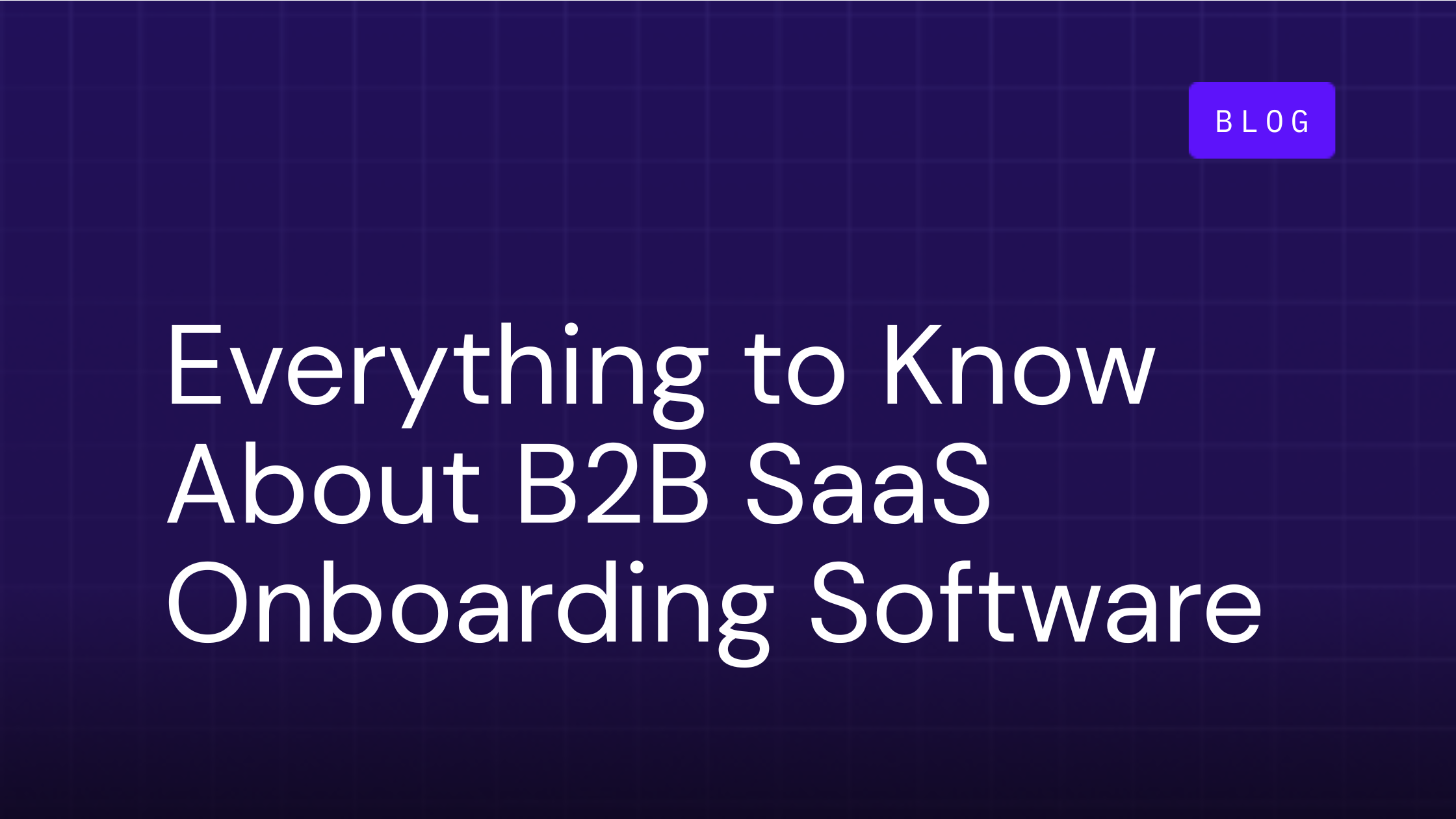 Everything to Know About B2B SaaS Onboarding Software