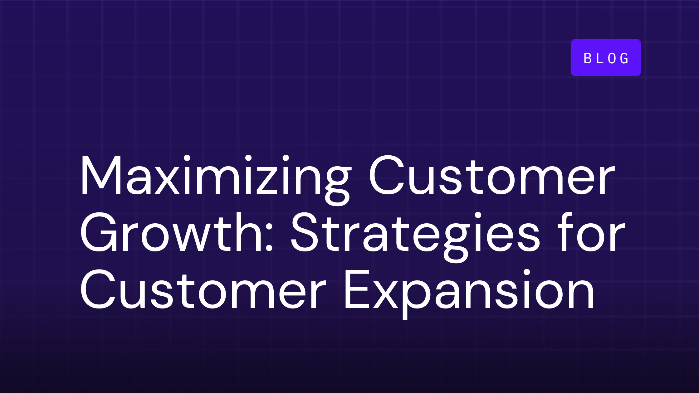 Maximizing Customer Growth: Strategies for Customer Expansion