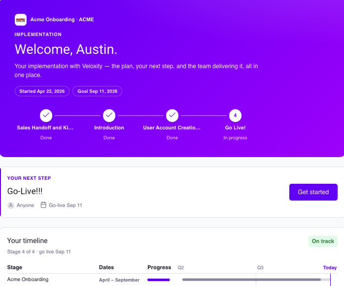 instant access customer portal 